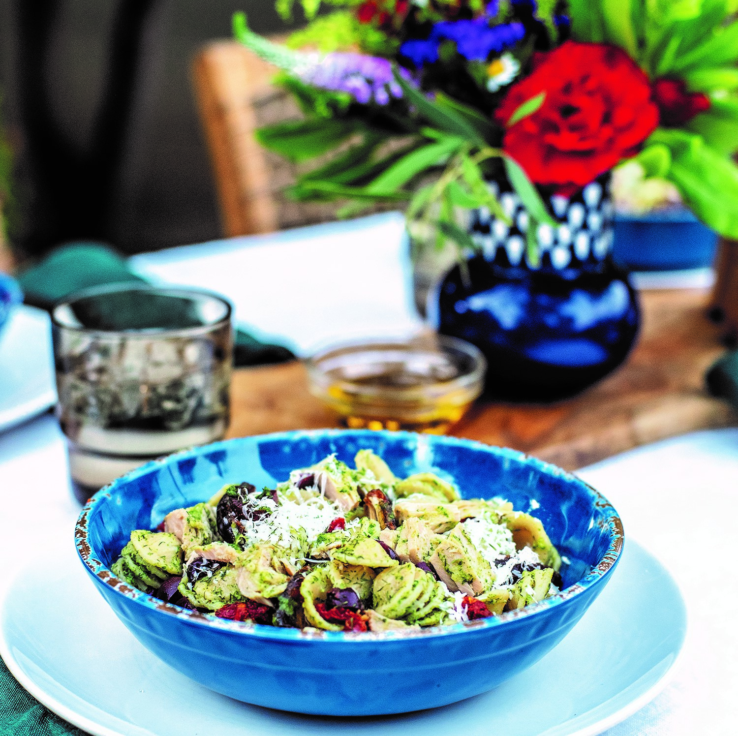 MediterraneanInspired Recipes Tuna Aioli Dip and Yellowfin Tuna Pasta